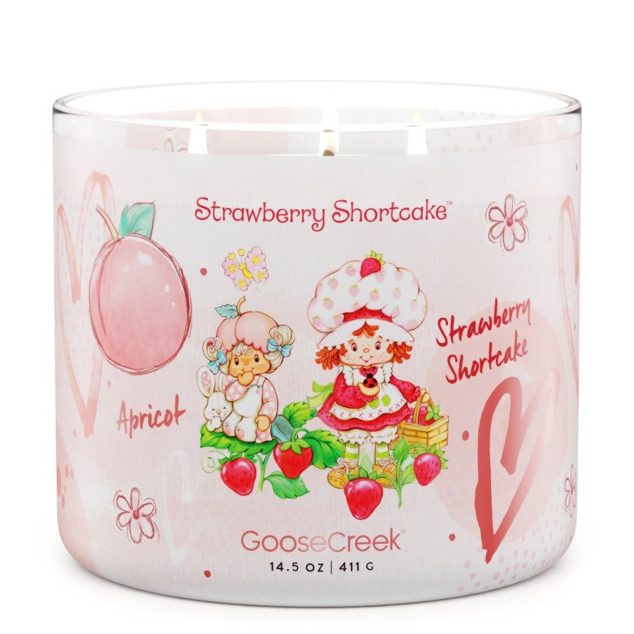 Candles Apricot | Apricot Strawberry Shortcake 3-Wick Candle