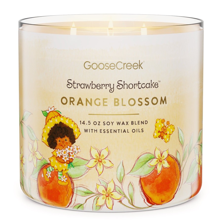 Candles Orange Blossom | Orange Blossom 3-Wick Strawberry Shortcake Candle