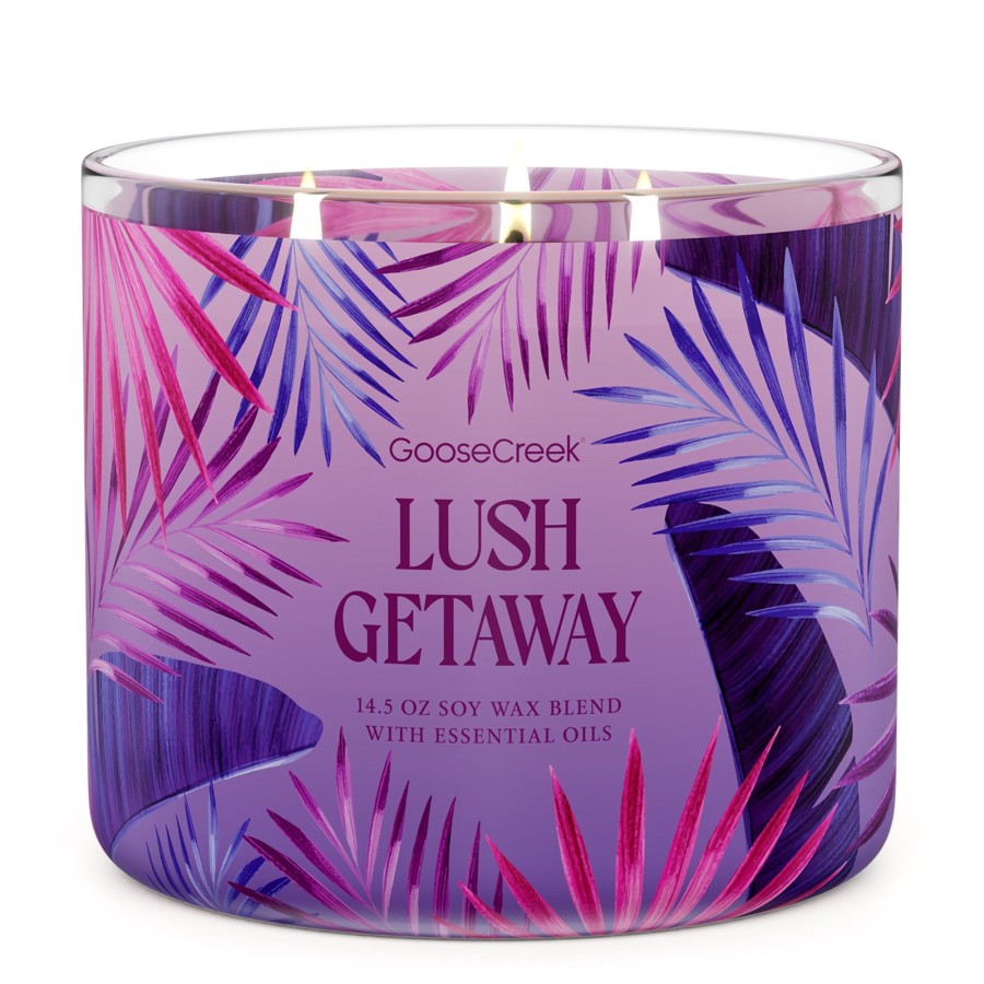 Candles Lush Getaway | Lush Getaway Large 3-Wick Candle