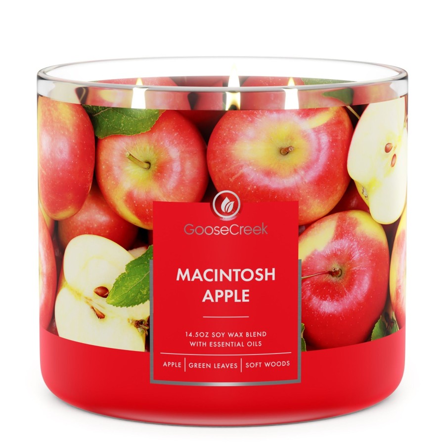 Candles Macintosh Apple | Macintosh Apple Large 3-Wick Candle